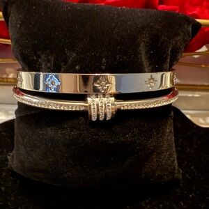 Elegant Silver and Gold Women's Bracelet